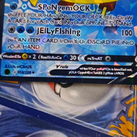 Spongebob Pokemon Card - Picture 4 of 8